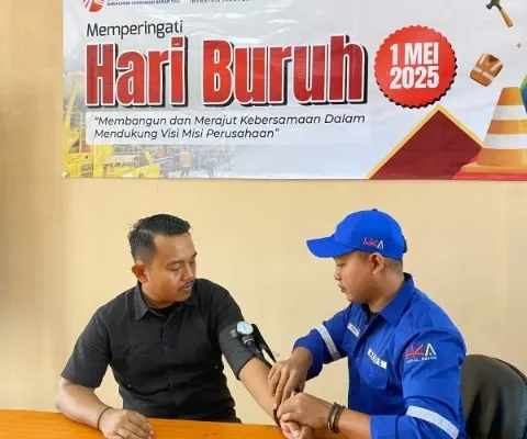 Cek Kesehatan Gratis untuk Karyawan Tol di Hari Buruh