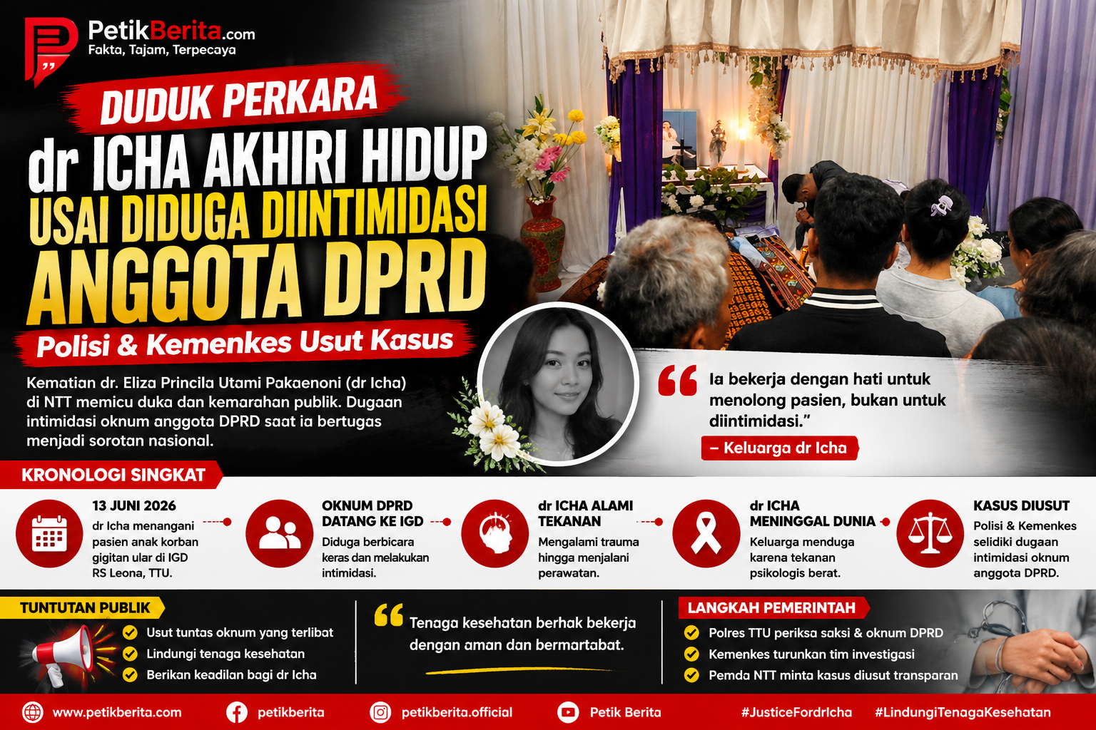 Dokter Muda di NTT Meninggal, Dugaan Intimidasi Oknum DPRD Jadi Sorotan