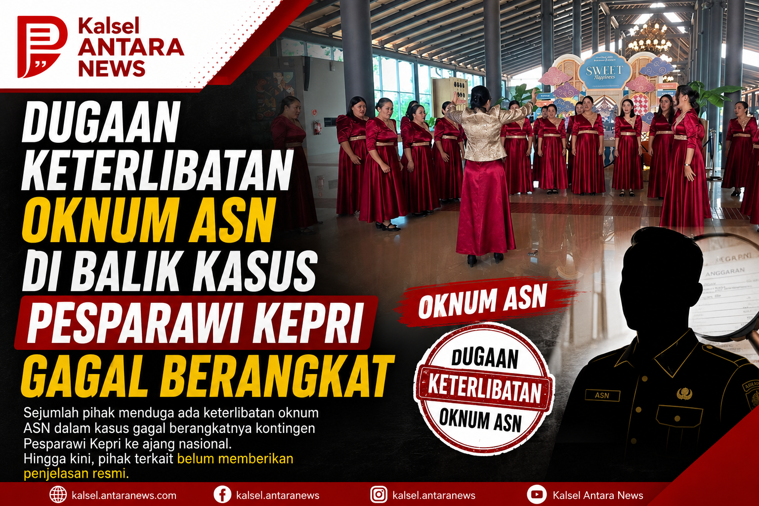 Dugaan Keterlibatan Oknum ASN di Balik Kasus Pesparawi Kepri Gagal Berangkat