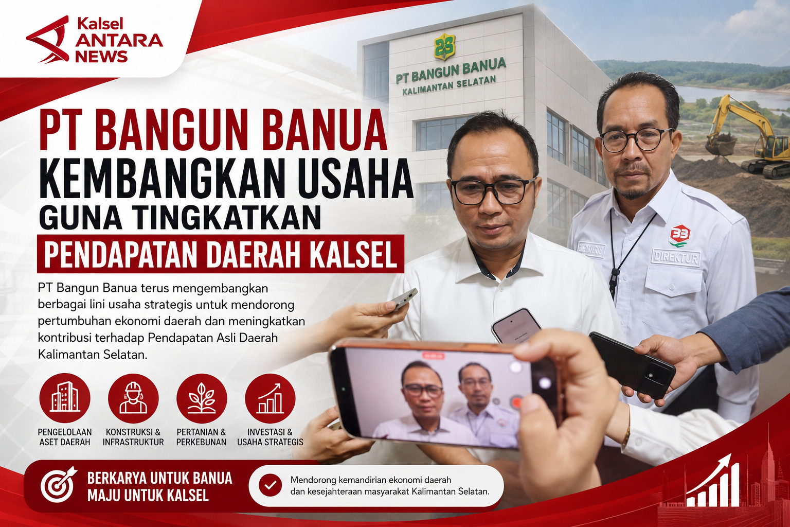 PT Bangun Banua Kembangkan Usaha Guna Tingkatkan Pendapatan Daerah Kalsel