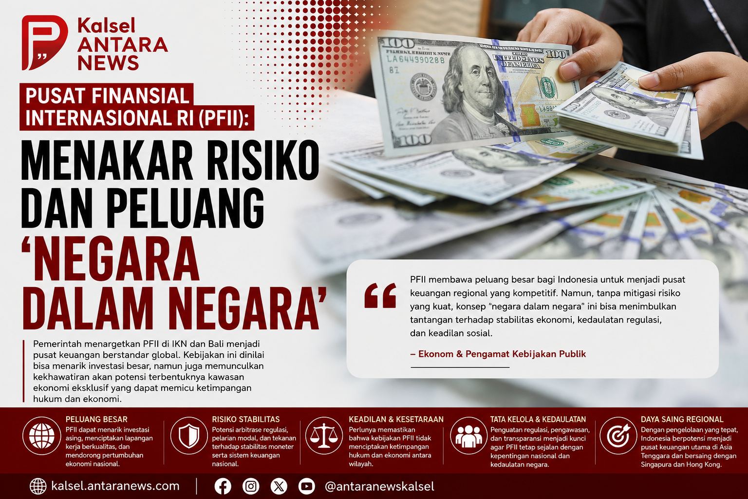 Pusat Finansial Internasional RI (PFII): Menakar Risiko dan Peluang ‘Negara dalam Negara’