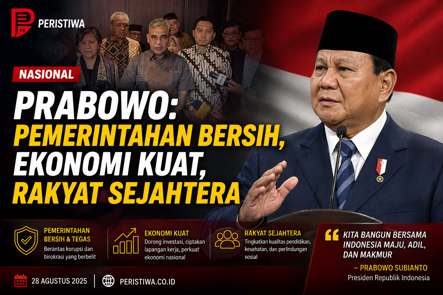 Prabowo Dorong PPHN Jadi TAP MPR, MPR Buka Draf untuk Masukan Publik
